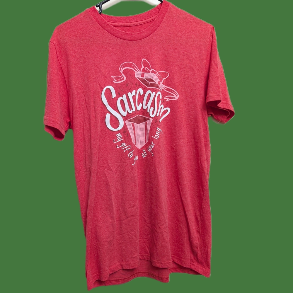 Men's Red Christmas Graphic Tee